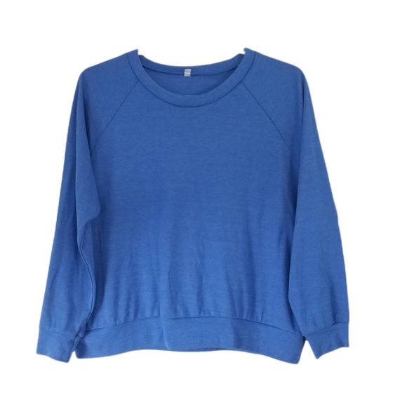 boutique Tops - Women's Pullover Crew Neck Loose Fit Sweatshirt/ Top